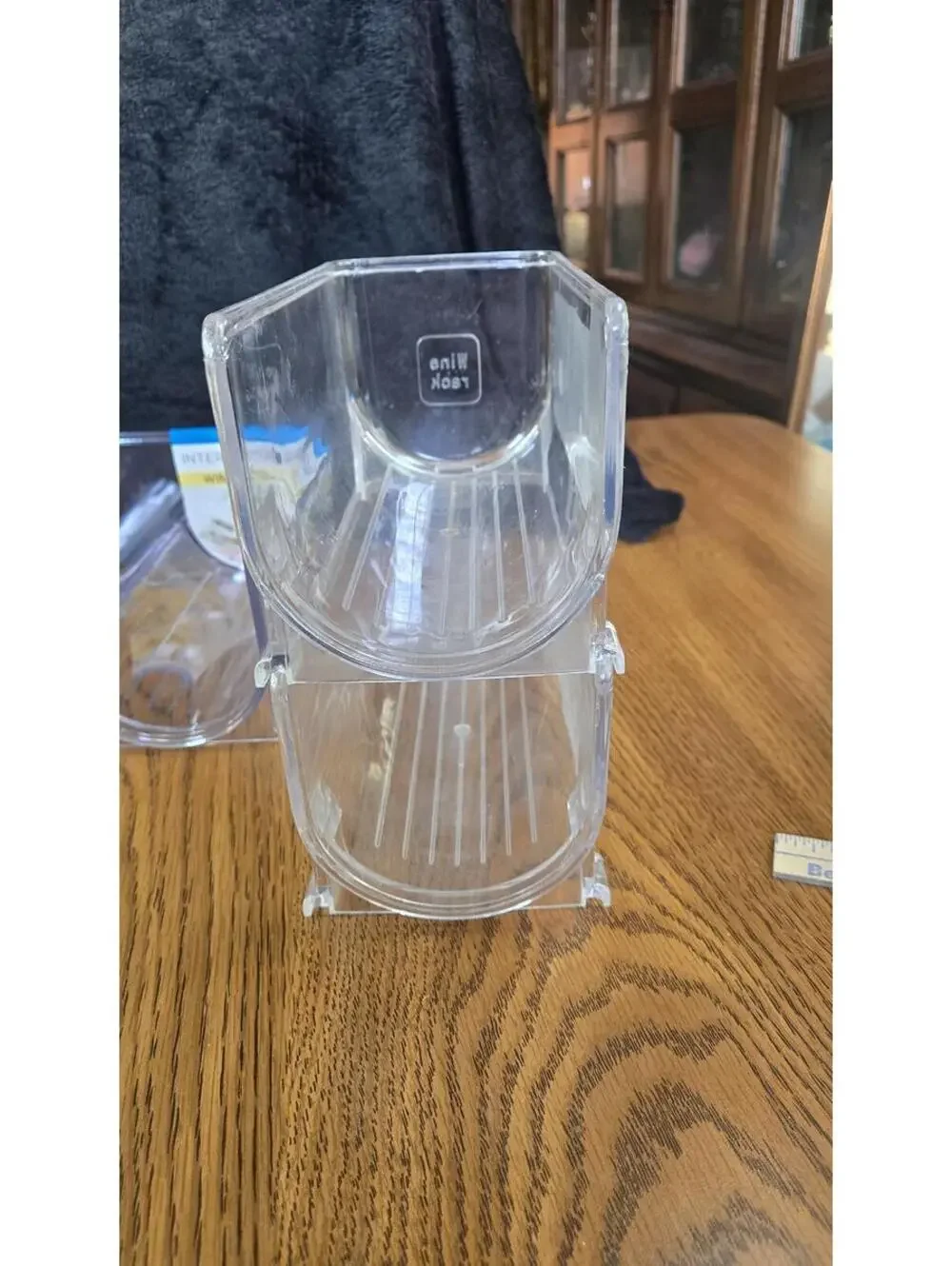 Clear Acrylic Wine Holder / Fridge & Freezer Wine Bottle Holder